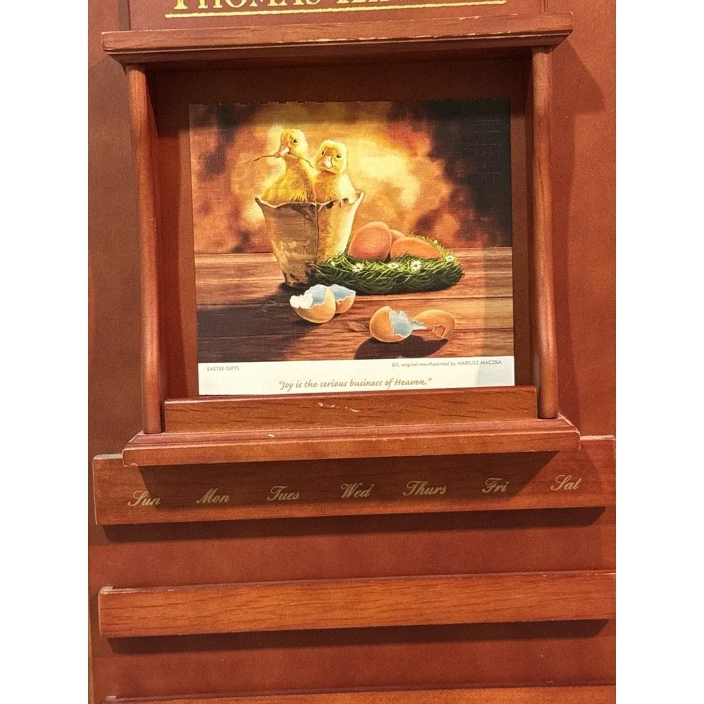 Thomas Kinkade Perpetual Calendar Plate Calendar Limited Edition Times Full Set‎